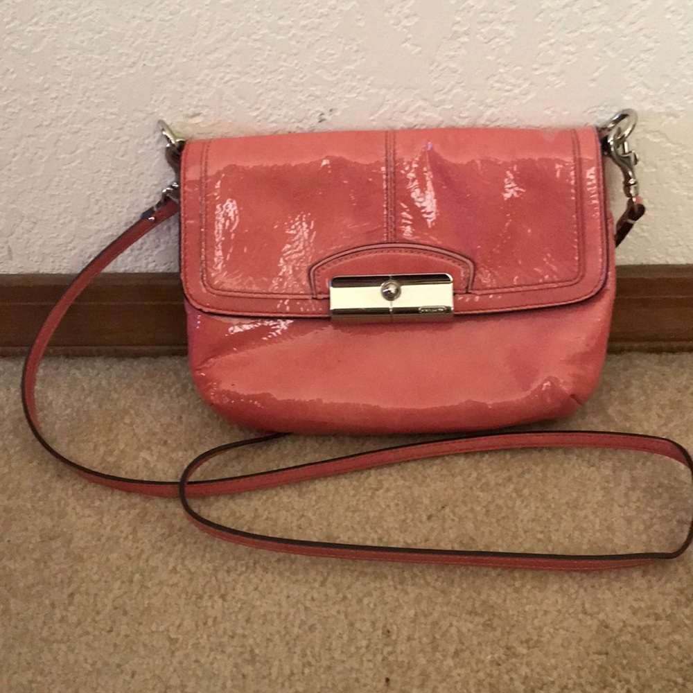 Peach Coach Bag